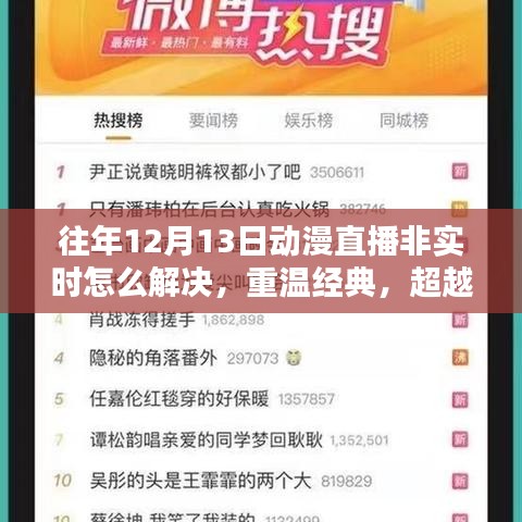 動漫直播延遲解決新篇章，革命性創(chuàng)新產(chǎn)品引領經(jīng)典重溫，超越時空界限的解決方案介紹
