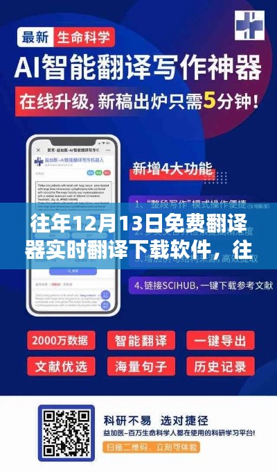 免費翻譯器實時翻譯下載軟件的誕生與往日榮光，歷年12月13日的回顧與影響