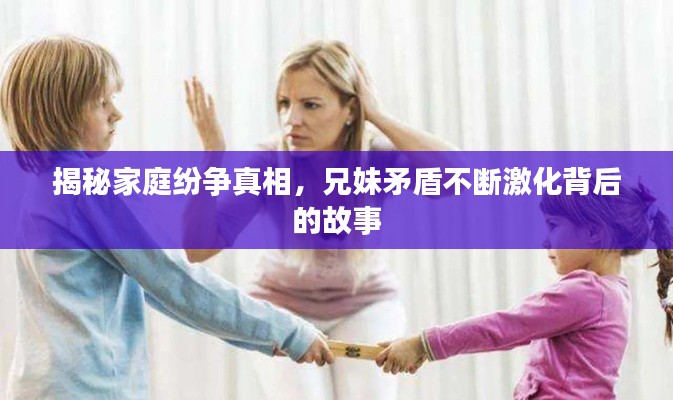 揭秘家庭紛爭真相，兄妹矛盾不斷激化背后的故事
