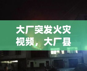 大廠(chǎng)突發(fā)火災(zāi)視頻，大廠(chǎng)縣火災(zāi) 