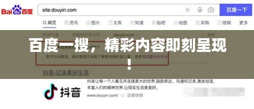 百度一搜，精彩內(nèi)容即刻呈現(xiàn)！