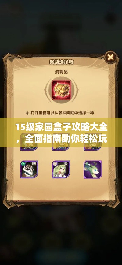 15級(jí)家園盒子攻略大全，全面指南助你輕松玩轉(zhuǎn)！