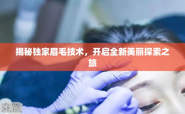 揭秘獨家眉毛技術(shù)，開啟全新美麗探索之旅