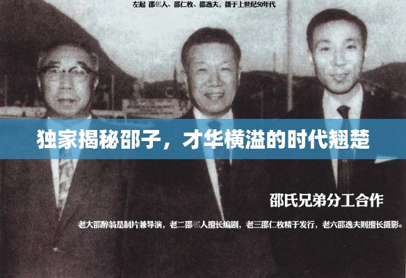 獨家揭秘邵子，才華橫溢的時代翹楚