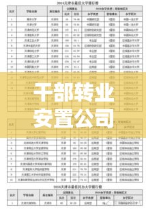 干部轉(zhuǎn)業(yè)安置公司排名榜單揭曉，轉(zhuǎn)業(yè)安置公司的重要性與選擇指南