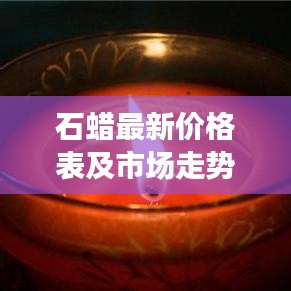 石蠟最新價(jià)格表及市場(chǎng)走勢(shì)深度解析