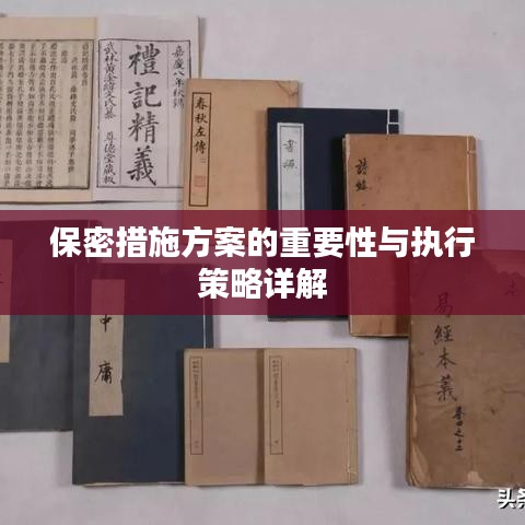 保密措施方案的重要性與執(zhí)行策略詳解