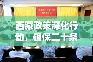西藏政策深化行動，確保二十條措施落地生根，成效顯著矚目