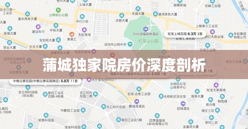 蒲城獨家院房價深度剖析